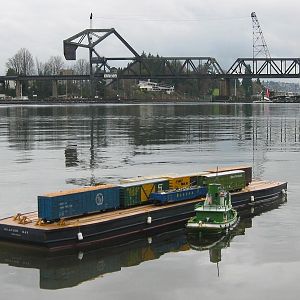Salmon Bay Rail Barge