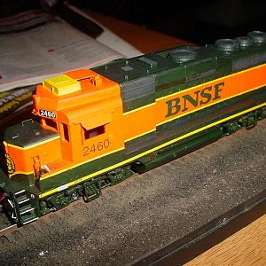 BNSF 2460 Sans handrails