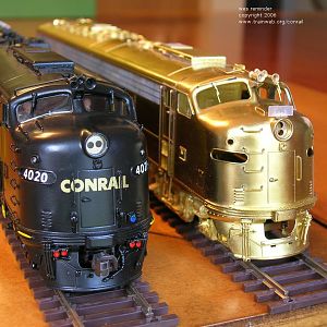 Conrail 4020 and 4022 E8A Overland Models