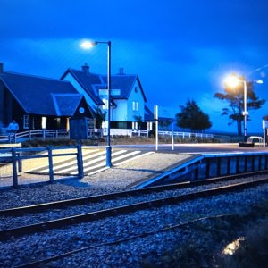 Corrour Station in the evening..JPEG