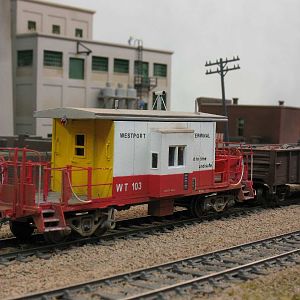 new caboose for Westport Terminal RR