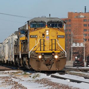 Union Pacific C41-8W #9532 at Chicago Heights IL