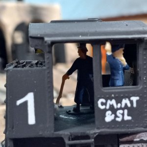 Media 'Mantua CM, MT & SL OCC Shop 1 Skarloey (My model) (9).jpg' in category 'Locomotive and Rolling Stock Construction Photos'