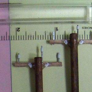 Ho Scale Hand Crafted Utility Poles