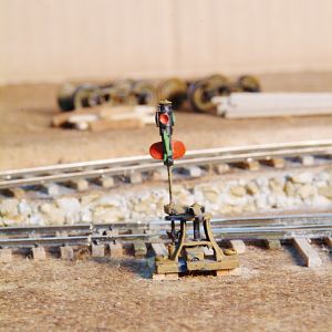 Caboose Ind. High Level Switch stand.