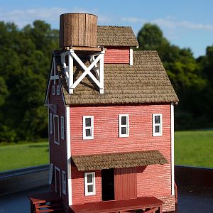 Weimers Grist Mill in HO-scale