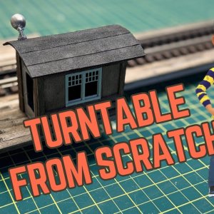 I'm Building a HUGE 32” Model Train Turn Table from Scratch!