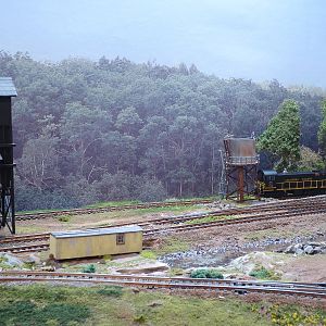 Coaling and water track, rarely used