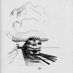 Rio Grande Zephyr at Grand Junction CO after a thunderstorm has passed to the east.jpg