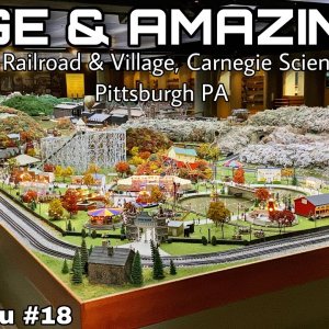 HUGE & AMAZING Model Train Layout! - Carnegie Science Center, Pittsburgh PA