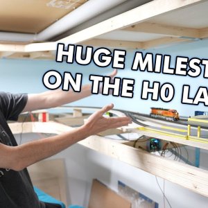 MILESTONE ACHIVED on the H0 Scale Layout!