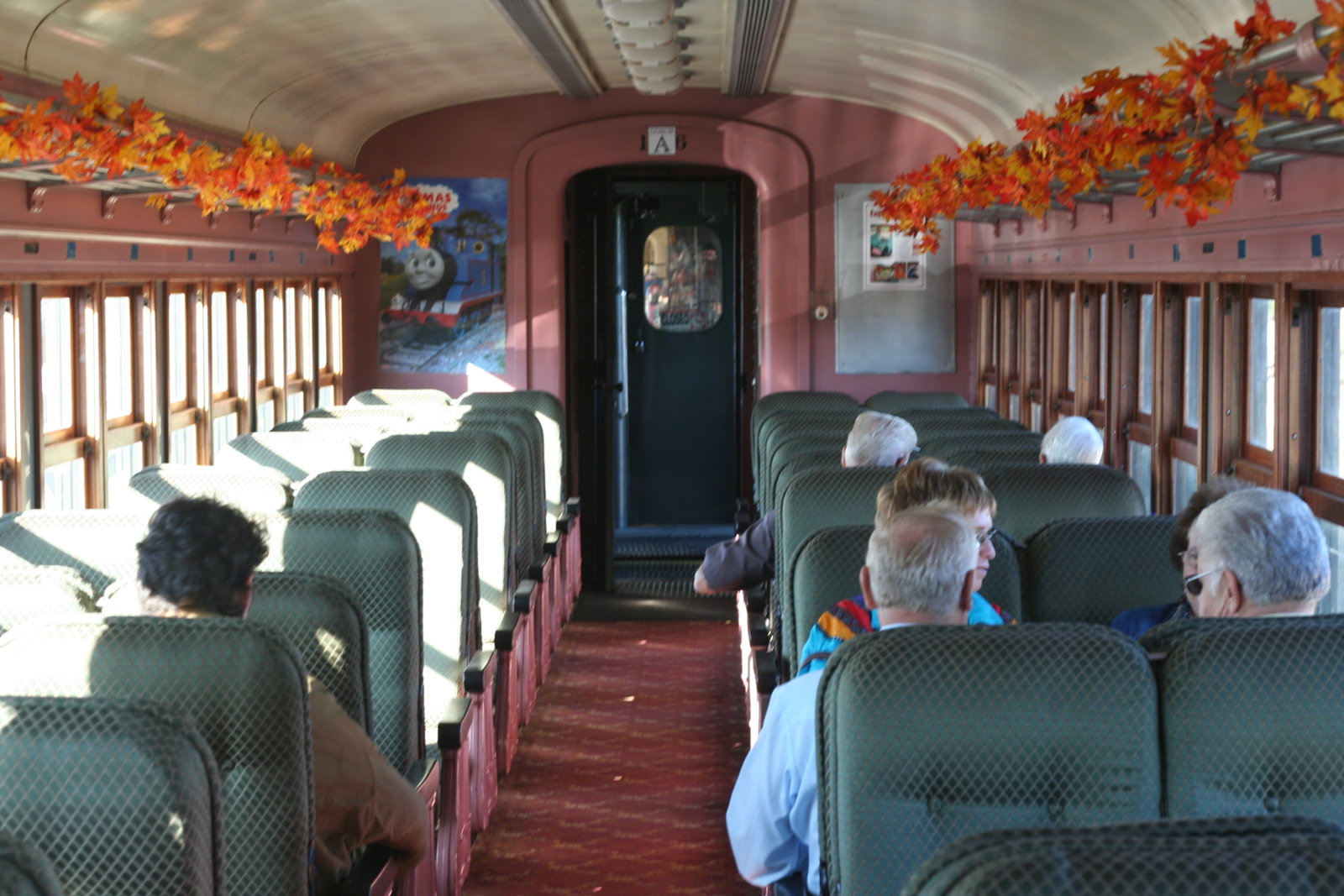 Hill Country Flyer- Inside coach 1746, our coach.JPG