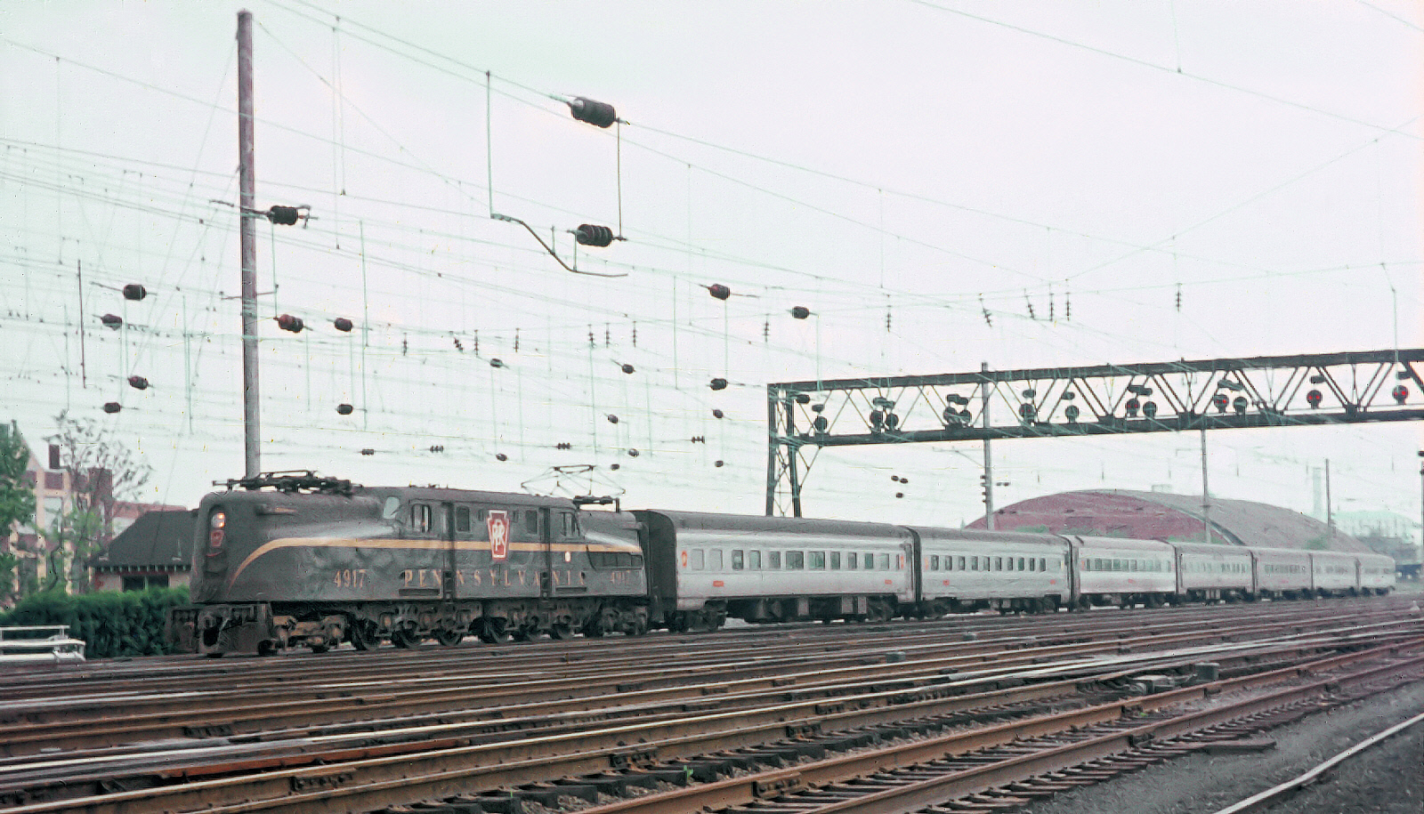 PC 4917 departing DC with # 152 on 04-02-1969 Marty Bernard photo.jpg
