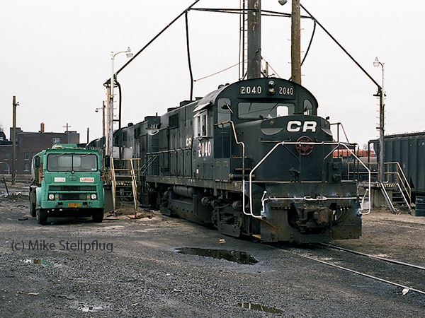 RS32s and P Truck at Rochester NY Fuel pad.jpg