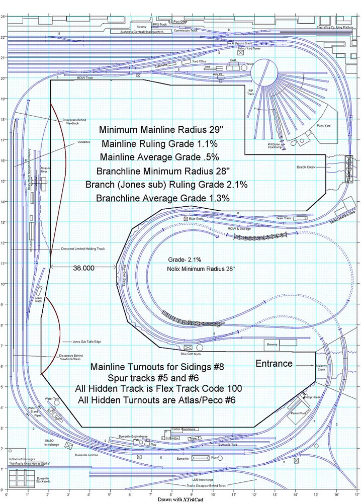 Alabama Central Trackplan