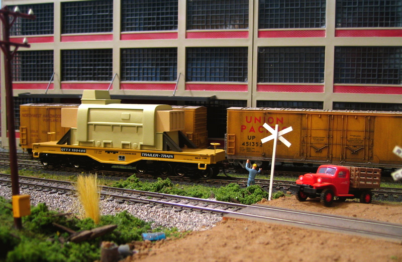 Boxcars waiting to be unloaded..