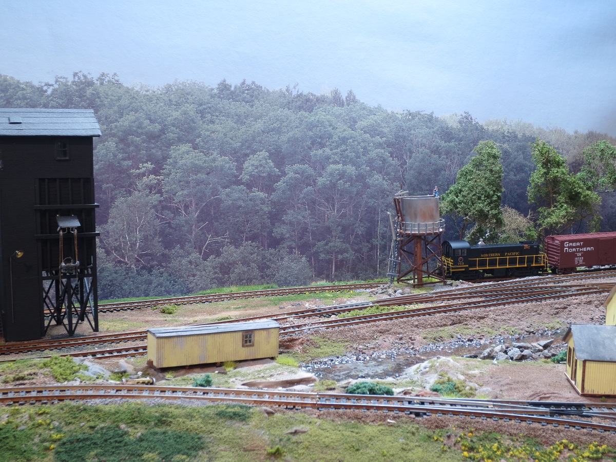 Coaling and water track, rarely used