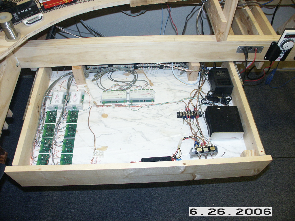 DCC equipment drawer