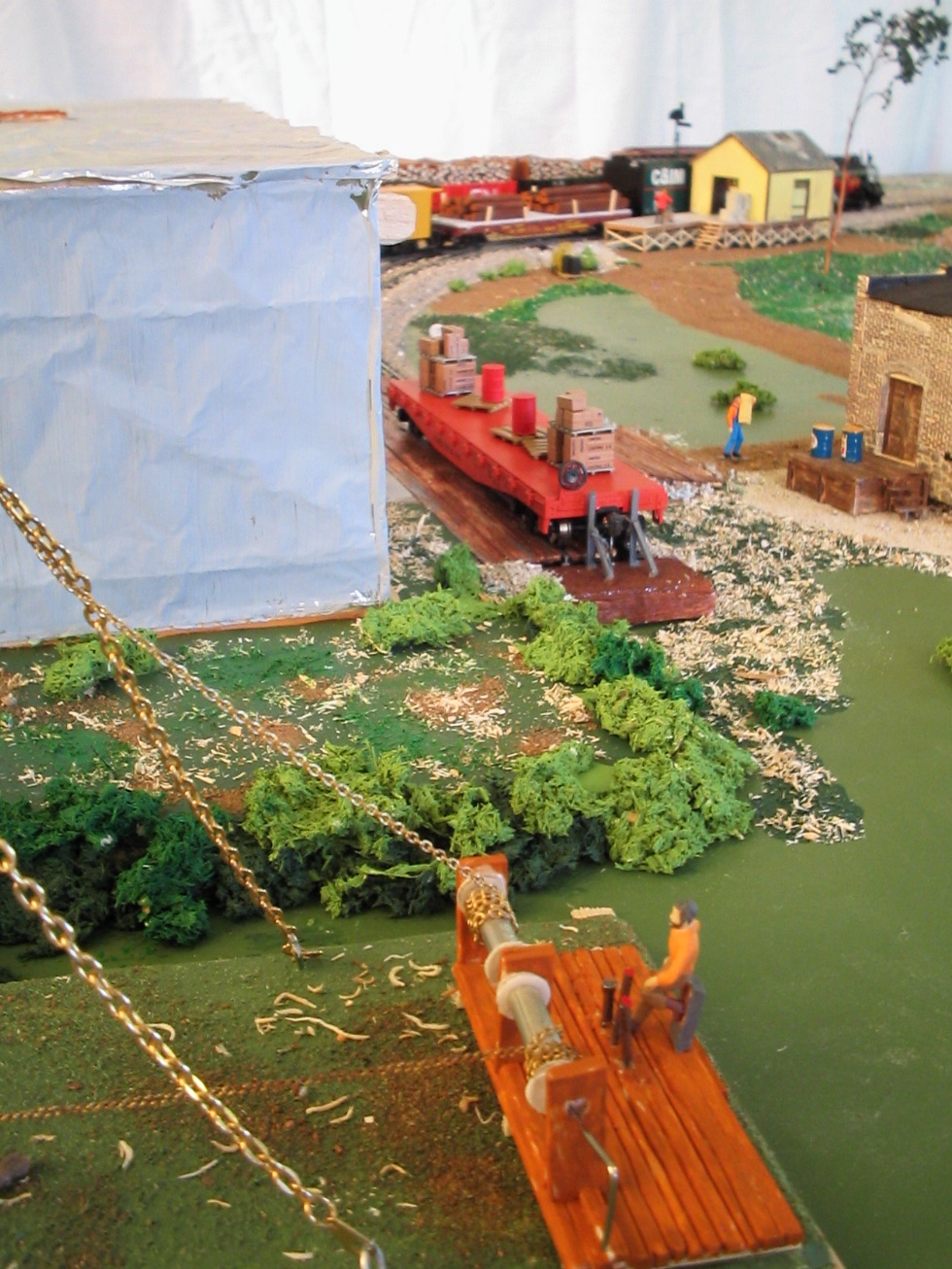 Detail of trees. Pree 1960 layout.