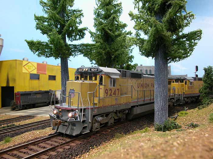 Trees and train