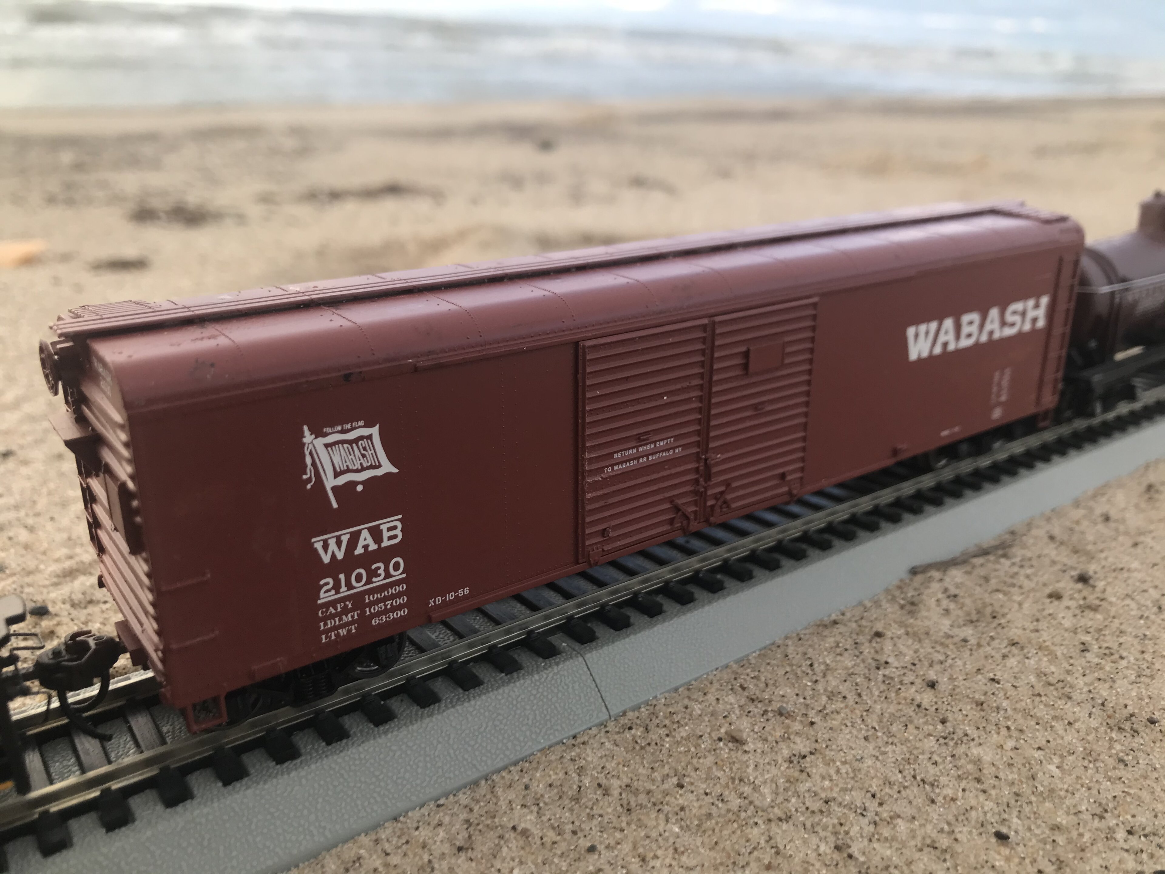 Wabash Railroad Roundtop Boxcar