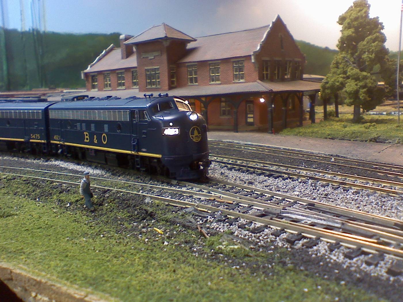 B&O 4523 at East Salamanca station