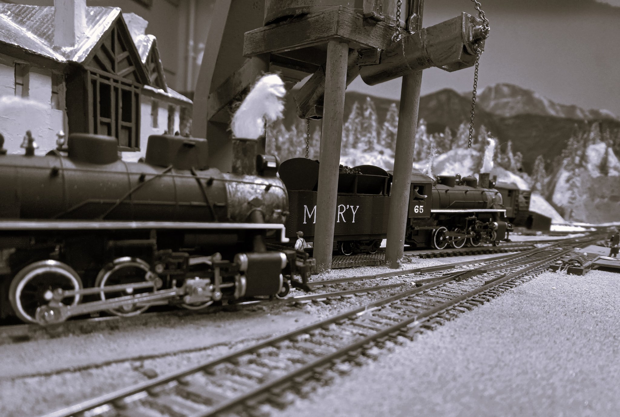 Bachmann Midland Terminal 64 and 65 (My model) (3) B&W.jpg