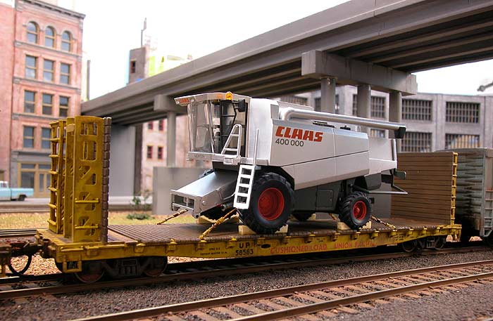 Claas grain harvester