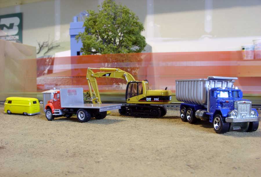 Construction equipment starting to show up