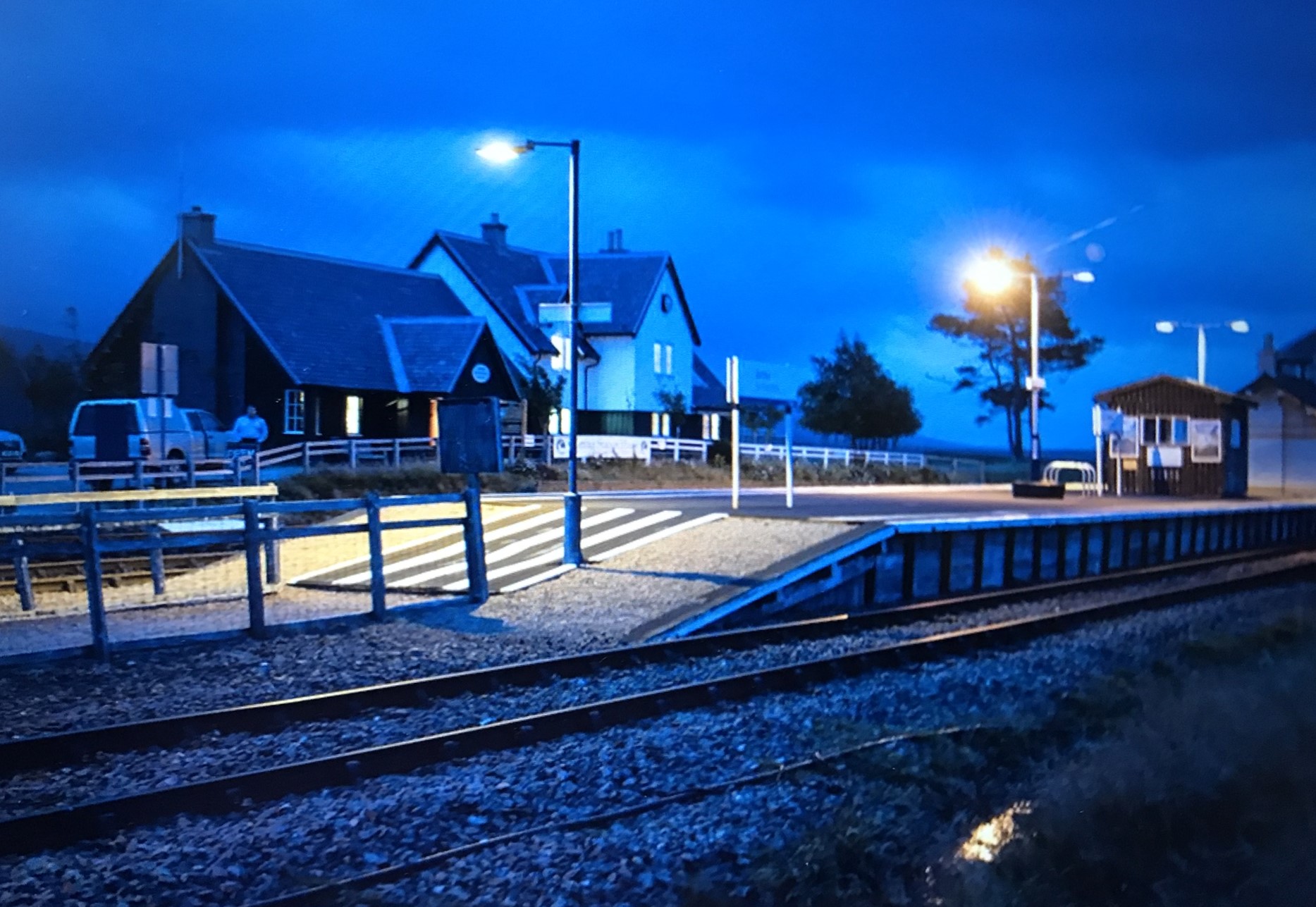 Corrour Station in the evening..JPEG