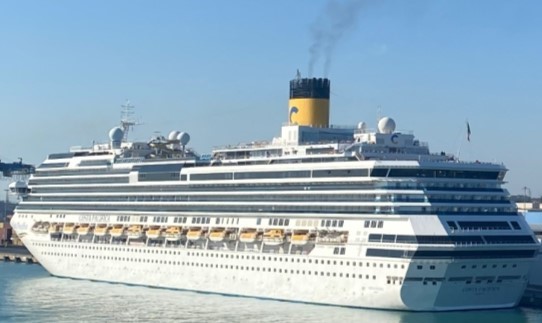 Costa Pacifica  arriving Civitavecchia.jpg