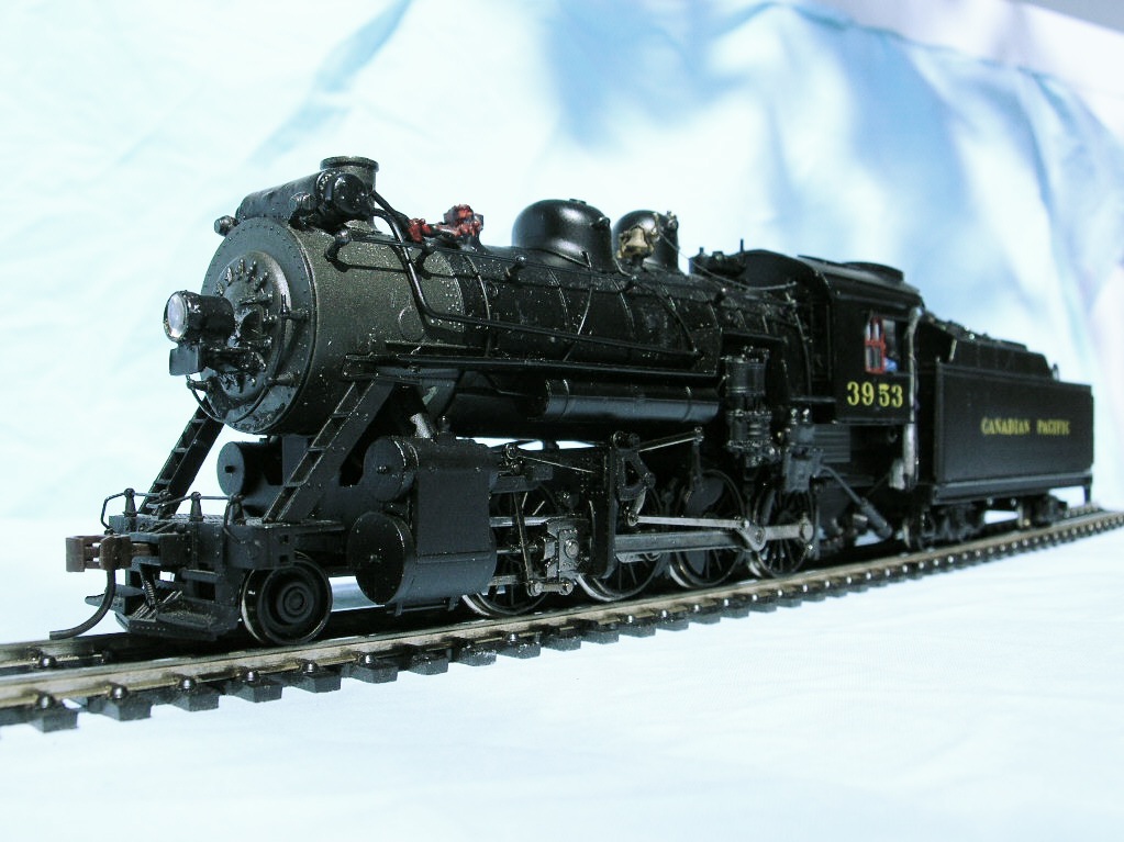 CPR 3953 2-8-0 Left Front View