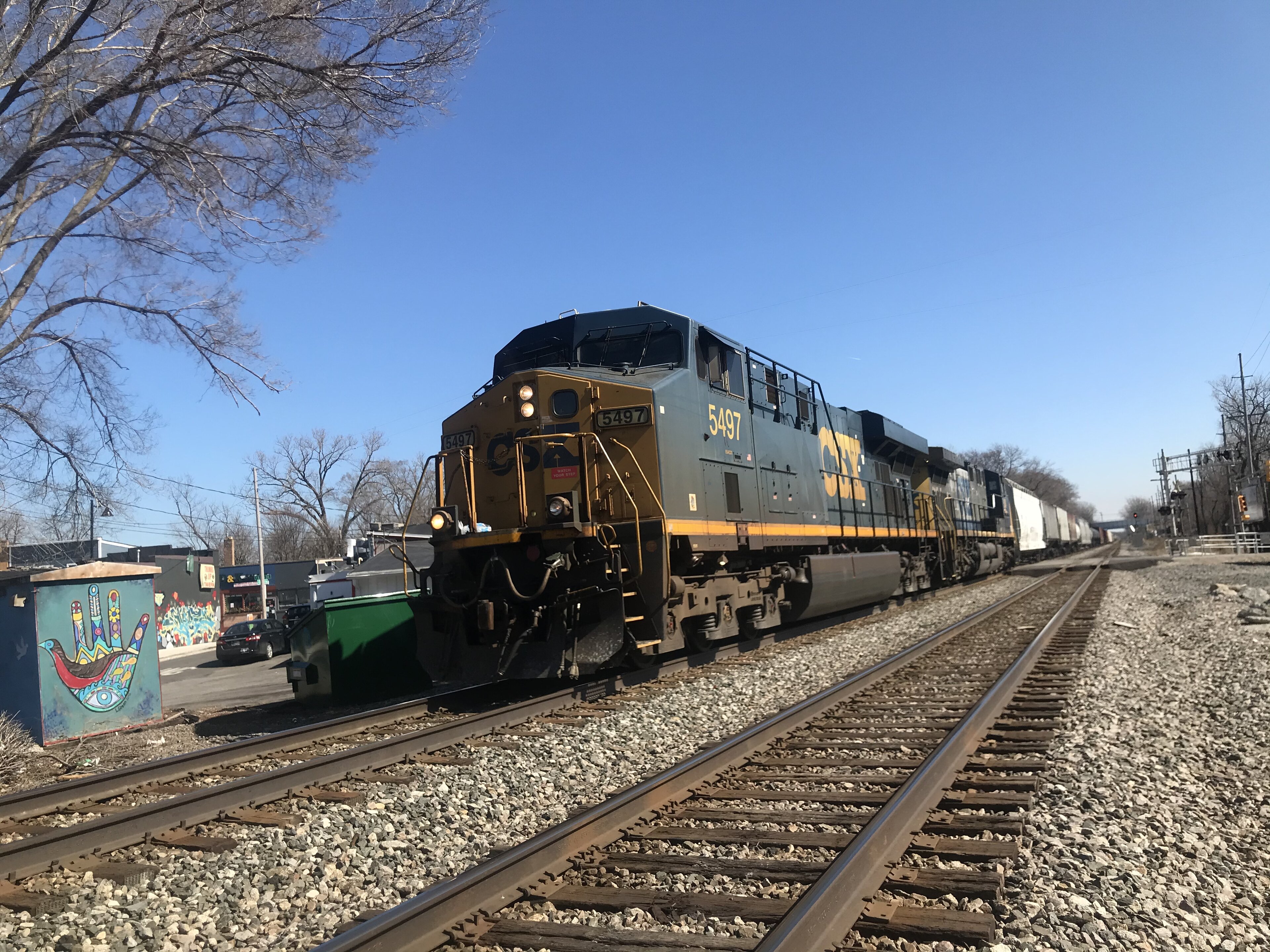 CSX Railroad Locomotive