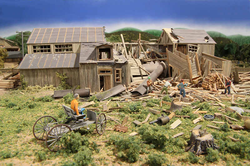 Exploded Sawmill Photos