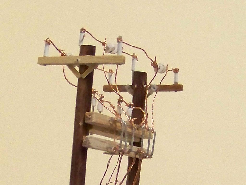 HO Scale "34KV" Voltage Regulator Station (3X)