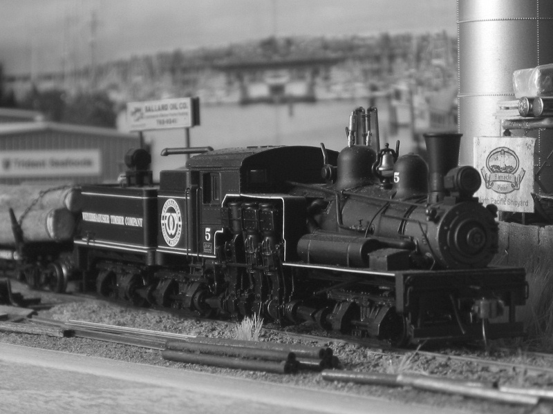 Log Train in Ballard