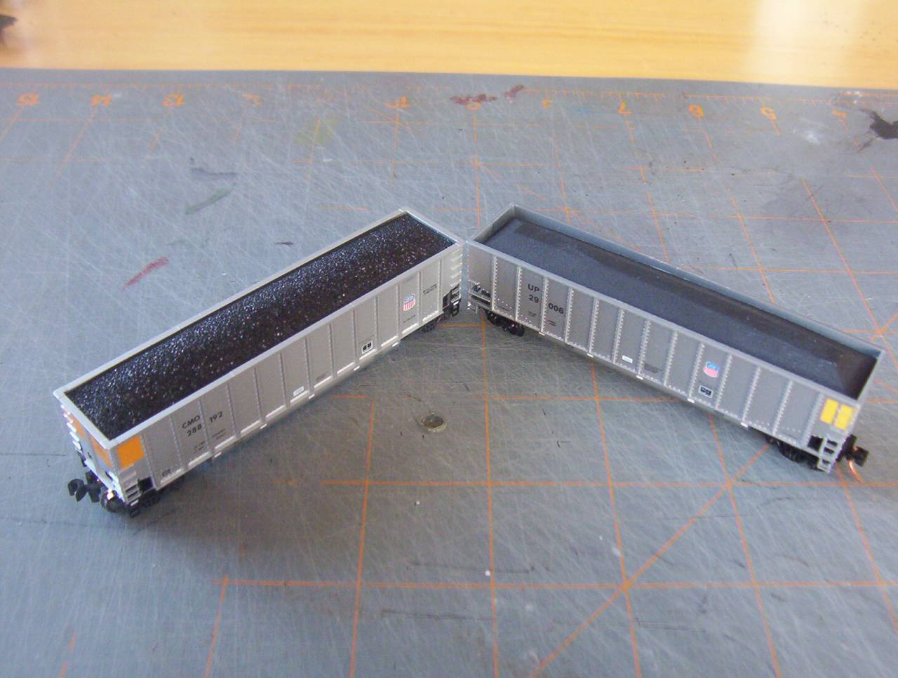 N Scale Coal Loads