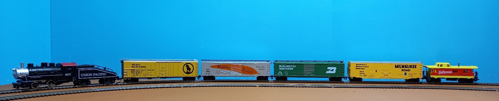 New train on my newly rebuilt layout.jpg