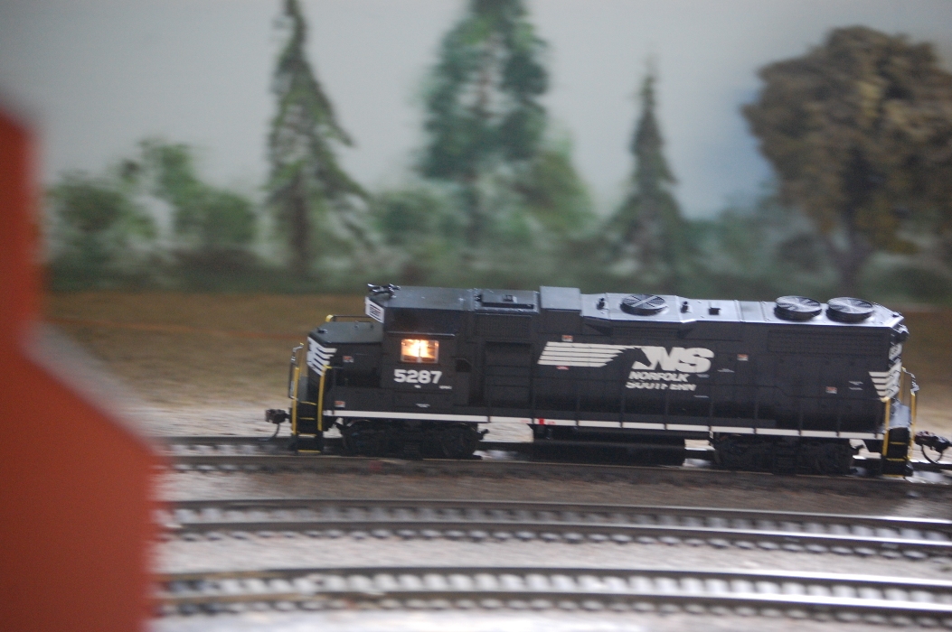 Norfolk Southern GP38 on Cape Fear Railroader's HO Layout