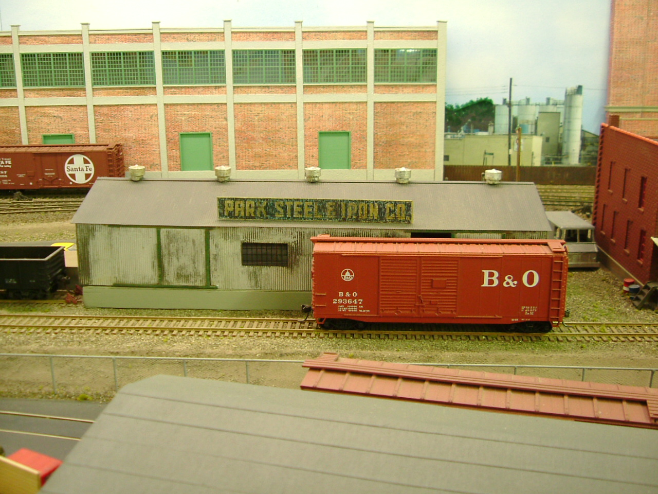 Park Steel w/ huge scratchbuilt flats in background