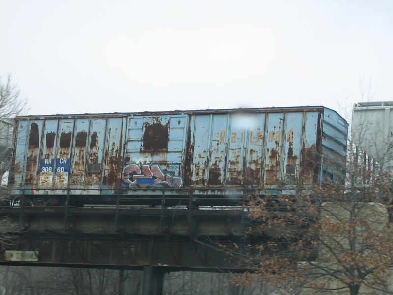 Rusted Boxcar Old Pickens RR