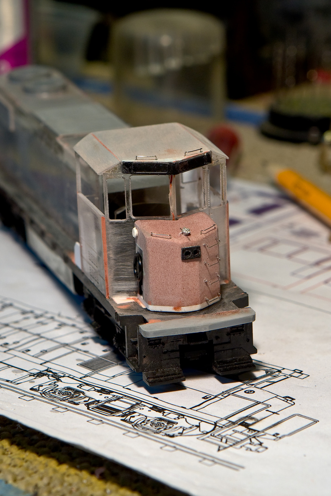 Scratchbuilding HO Scale MK-1200G (LNG) Switcher - UP1298