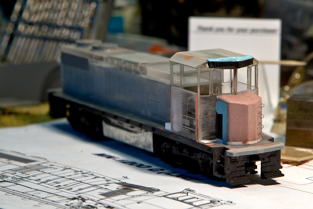 Scratchbuilding HO Scale MK-1200G (LNG) Switcher - UP1298
