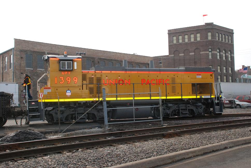 Union Pacific Mp15AC #1399 at Chicago Heights IL